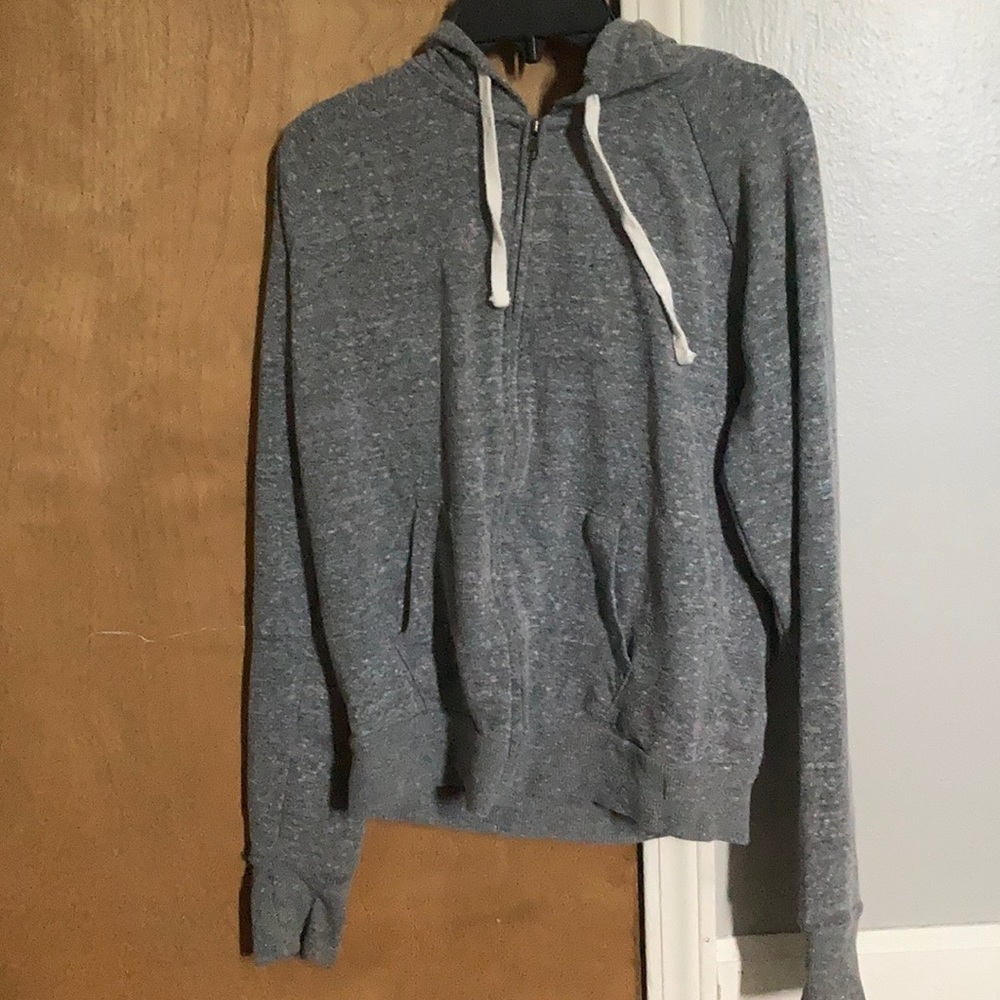 Everyday gray zip up
